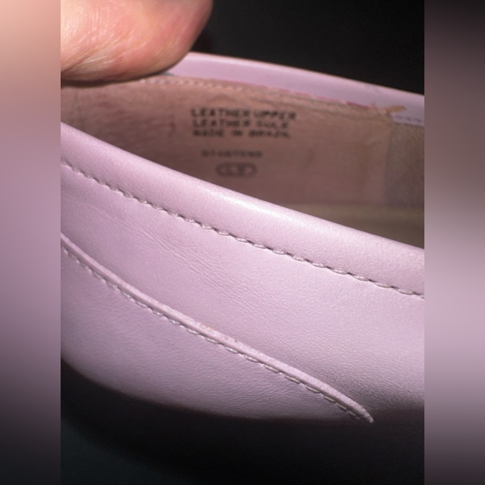 Women's Lilac Slip-On Loafers - Comfortable Casual Flats - Picture 9 of 10